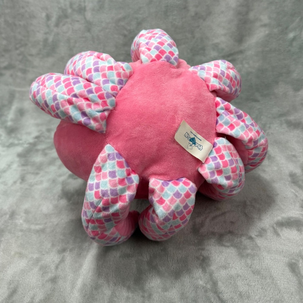 Hug Fun Octopus Plush Pink Stuffed Animal Toy 12 inch Cute Girl - Picture 5 of 7